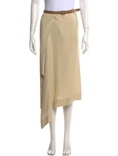 Pre-owned Petar Petrov Midi Length Skirt W/ Tags In Neutral