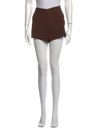 Pre-owned Petar Petrov Mini Shorts In Brown