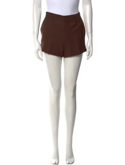 Pre-owned Petar Petrov Mini Shorts W/ Tags In Brown