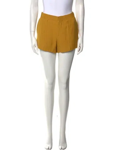 Pre-owned Petar Petrov Mini Shorts In Yellow