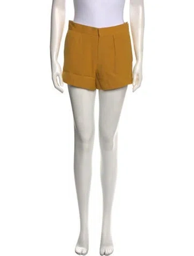 Pre-owned Petar Petrov Mini Shorts In Yellow