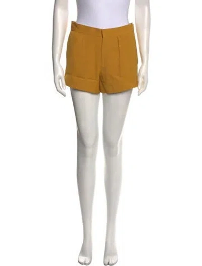 Pre-owned Petar Petrov Mini Shorts In Yellow