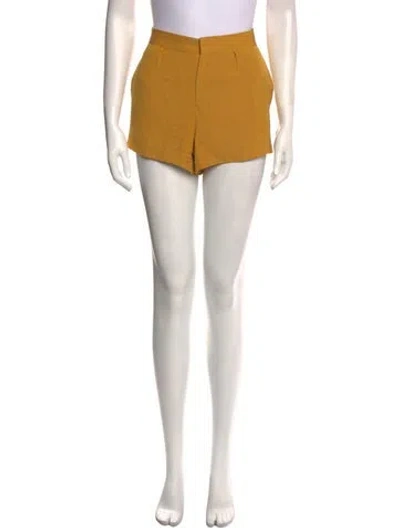 Pre-owned Petar Petrov Mini Shorts In Yellow