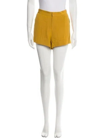 Pre-owned Petar Petrov Mini Shorts In Yellow