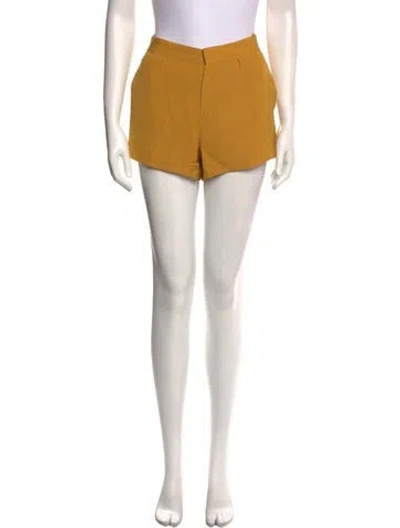 Pre-owned Petar Petrov Mini Shorts In Yellow