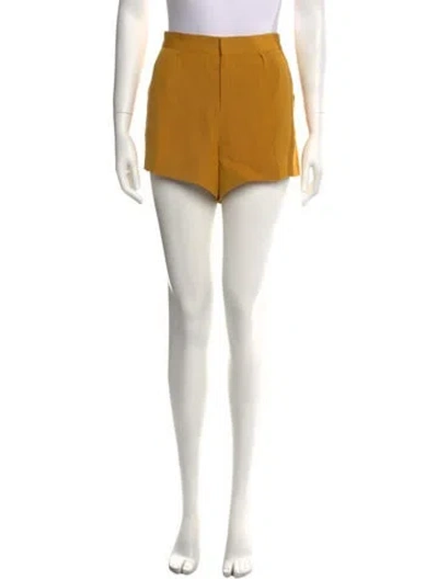 Pre-owned Petar Petrov Mini Shorts In Yellow