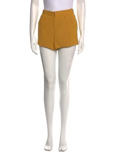 Pre-owned Petar Petrov Mini Shorts In Yellow