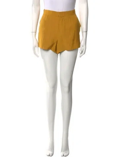 Pre-owned Petar Petrov Mini Shorts In Yellow