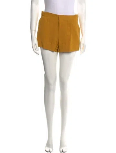 Pre-owned Petar Petrov Mini Shorts In Yellow