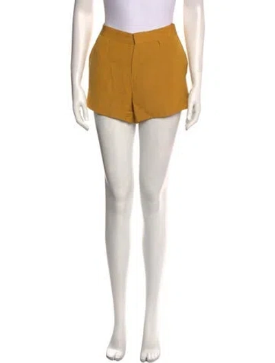 Pre-owned Petar Petrov Mini Shorts In Yellow