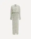 Petar Petrov The Saint Polka Dot Maxi Shirt Dress In White