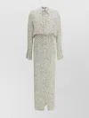Petar Petrov The Saint Polka Dot Maxi Shirt Dress