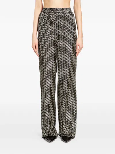 Petar Petrov Printed Wide-leg Trousers In Multi