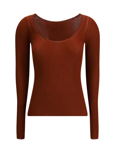 PETAR PETROV RIBBED FITTED TOP