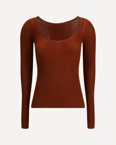 PETAR PETROV RIBBED FITTED TOP