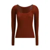 Petar Petrov Ribbed Fitted Top In Red