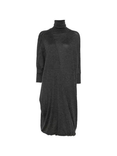 Petar Petrov Roll-neck Midi Dress In Multi