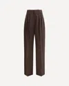 Petar Petrov Flowing High Waist Silk Trousers