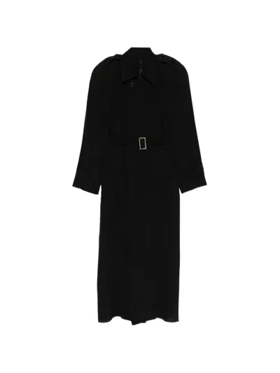 Petar Petrov Sinnerman Fluid Coat In Black