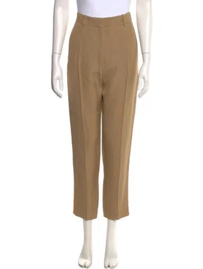 Pre-owned Petar Petrov Straight Leg Pants W/ Tags In Brown