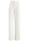 Petar Petrov Streetlife Wide-leg Jeans In Ecru
