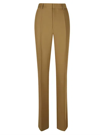 Petar Petrov Strategy Tailored Trousers Straight Leg Design In Green
