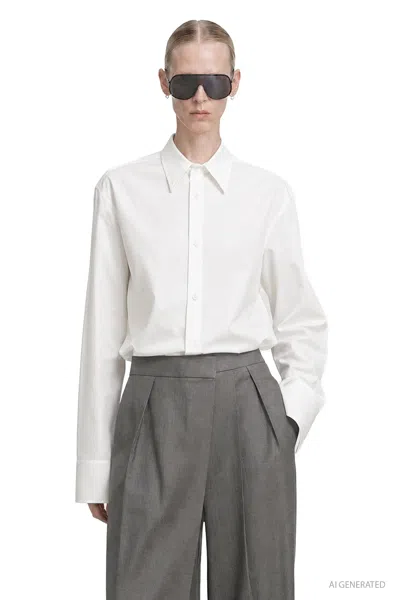 Petar Petrov The Undone Shirt In White