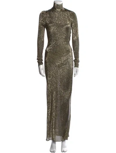 Pre-owned Petar Petrov Turtleneck Long Dress