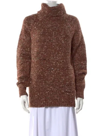 Pre-owned Petar Petrov Turtleneck Sweater In Brown