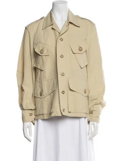 Pre-owned Petar Petrov Utility Jacket In Neutral