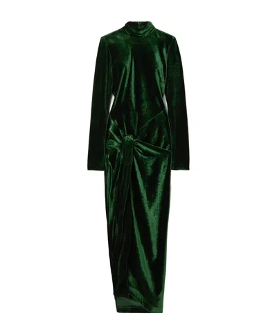 Petar Petrov Velvet Dress In Green
