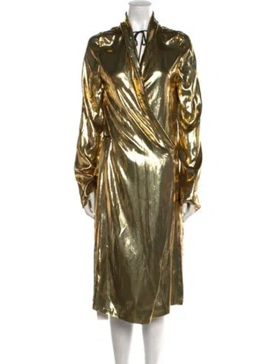 Pre-owned Petar Petrov Velvet Midi Length Dress W/ Tags