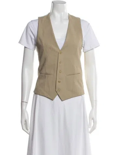Pre-owned Petar Petrov Vest In Neutrals