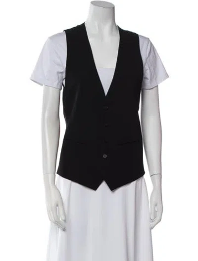 Pre-owned Petar Petrov Vest W/ Tags In Black