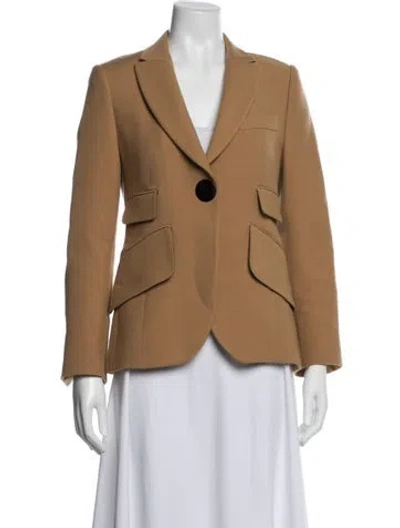 Pre-owned Petar Petrov Virgin Wool Blazer In Neutral