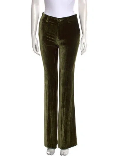 Pre-owned Petar Petrov Wide Leg Pants In Green