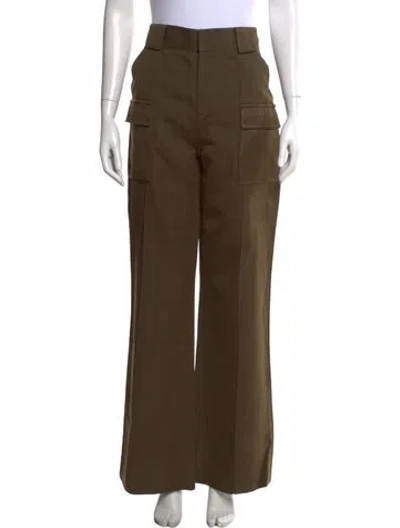 Pre-owned Petar Petrov Wide Leg Pants W/ Tags In Brown