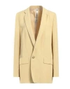 Petar Petrov Woman Blazer Yellow Size 6 Viscose, Linen In Yellow