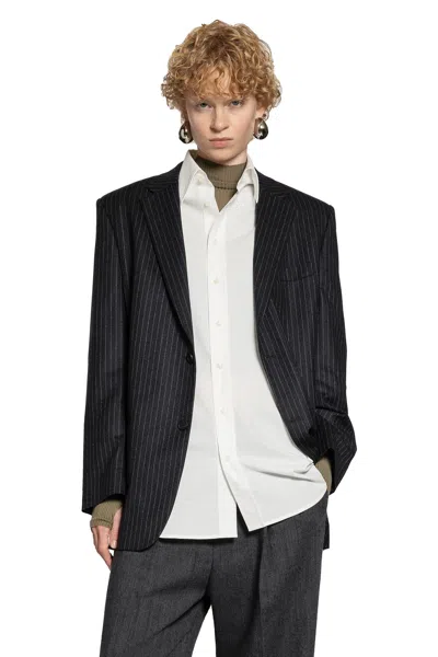 Petar Petrov Woman Grey Blazers In Black