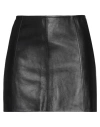 Petar Petrov Woman Mini Skirt Black Size 6 Calfskin In Black