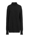 Petar Petrov Woman Turtleneck Charcoal Size 6 Cashmere, Silk In Grey