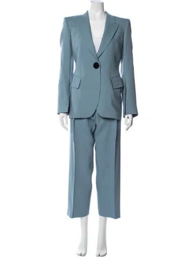Pre-owned Petar Petrov Wool Pantsuit In Blue