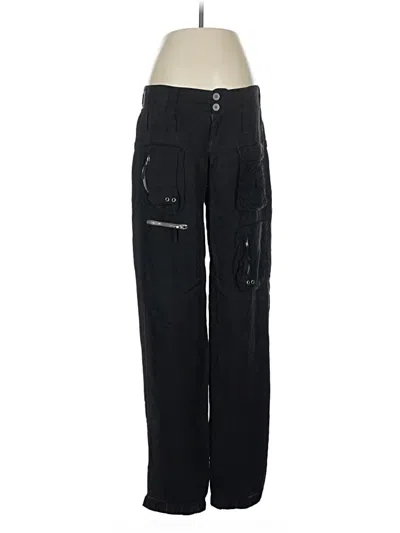 Pre-owned Pete & Greta Johnny Was Cargo Pants In Black