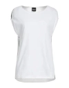 Peter A & Chronicles Woman T-shirt White Size L Cotton In White