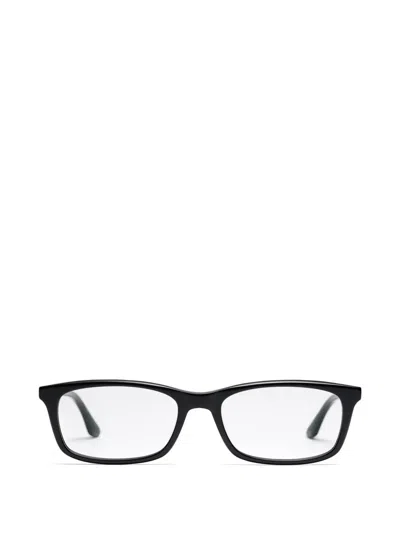 Peter And May Rectangle Frame Glasses In Black