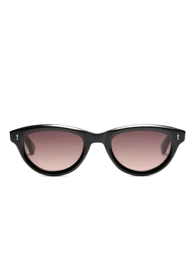 Peter & May Walk Cydonia Rain Cat-eye Frame Sunglasses In Black