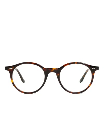 Peter & May Walk Dune 圆框眼镜 In Brown