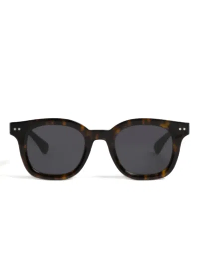 Peter & May Walk Lily Of The Valley Square-frame Sunglasses In Brown