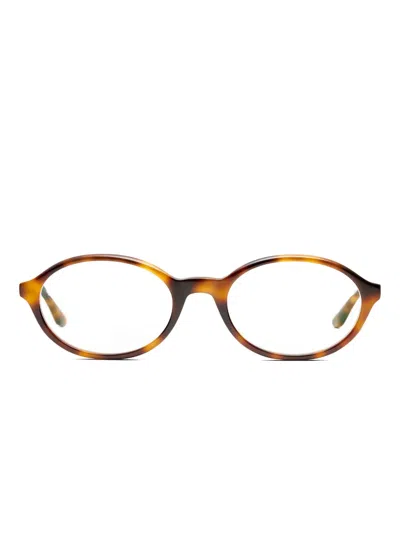Peter & May Walk Lt18 It`s A Girl Oval-frame Glasses In Brown