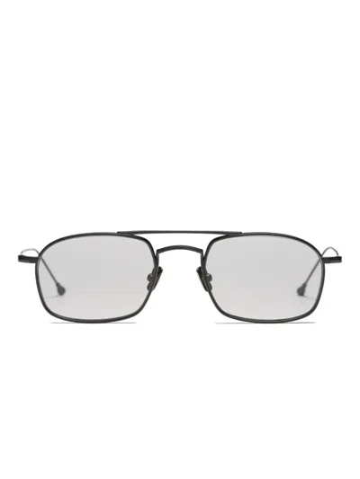 Peter & May Walk Mini Machine Rectangle-frame Sunglasses In Black